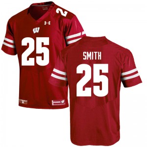 Mens UW #25 Isaac Smith Red Official Jerseys 585246-804