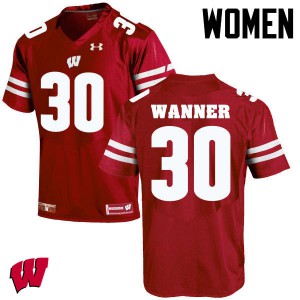 Women Wisconsin Badgers #30 Coy Wanner Red University Jerseys 631769-109