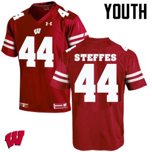 Youth UW #44 Eric Steffes Red College Jerseys 103164-471