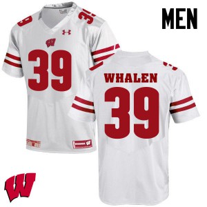 Men Wisconsin Badgers #39 Jake Whalen White Player Jerseys 794618-751