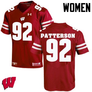 Women's UW #92 Jeremy Patterson Red Official Jersey 379281-238