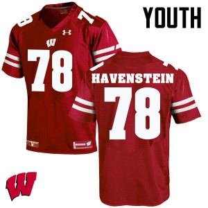 Youth Wisconsin #78 Robert Havenstein Red Player Jerseys 974614-314