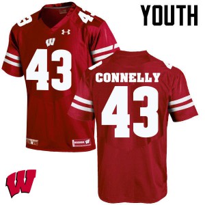Youth UW #43 Ryan Connelly Red Stitch Jersey 595957-101