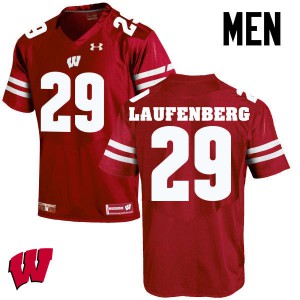 Men Wisconsin #29 Troy Laufenberg Red University Jersey 993842-554