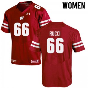 Womens UW #66 Nolan Rucci Red Alumni Jerseys 710918-261