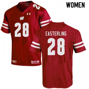 Women UW #28 Quan Easterling Red Stitch Jersey 790677-359