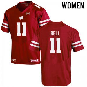 Women's UW #11 Skyler Bell Red Alumni Jersey 708783-376
