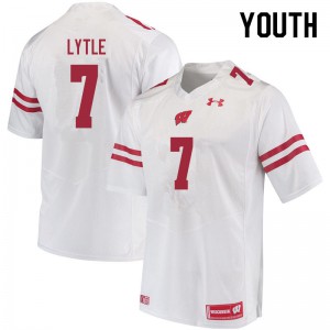 Youth UW #7 Spencer Lytle White Football Jersey 523503-453