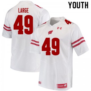 Youth UW #49 Cam Large White College Jerseys 862897-895
